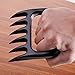 VOTECOM BBQ Meat Claws Solid Blades (2 Pack) - Barbecue Bear Paws Shredder Claws, Black