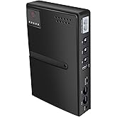 10400mAh Mini UPS Power Supply, Uninterruptible Power Supply Support Dual Device Power, 36W USB 5V DC 5V 9V 12V POE 15V 24V 6