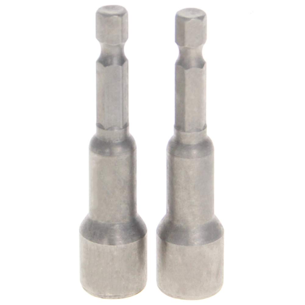 Utoolmart 1/4 Driver 9mm Hex Shank Socket Wrench Screw Magnetic Impact Nut Setters Adapter Electronic Quickly Change Electric Hand Drill 65mm Length 2pcs
