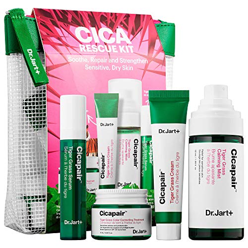 Dr.Jart+ Cica Rescue Kit (Cicapair Tiger Grass Serum, Cream, Mist, Treatment)