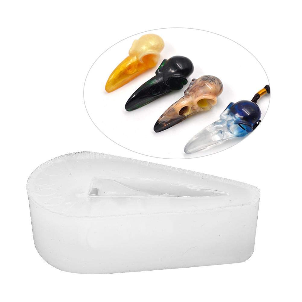 Bird Head Mould Jewelry Making Mould Kit Crow Skull Shape DIY Pendant Mould Kit