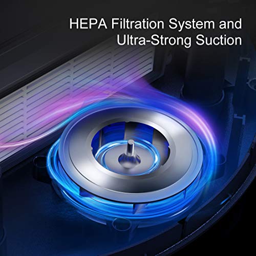 Dibea Robotic Vacuum Cleaner 2 in 1 Vacuuming and Mopping Robot, DShape Design, Strong Suction