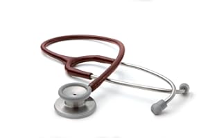 ADC 603BD Adscope 603 Premium Stainless Steel Clinician Stethoscope with Tunable AFD Technology, Burgundy