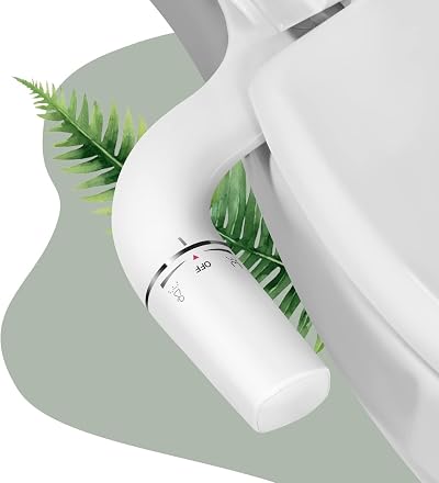 SAMODRA Ultra-Slim Cold Water Bidet Toilet Seat Attachment 0.19in UK