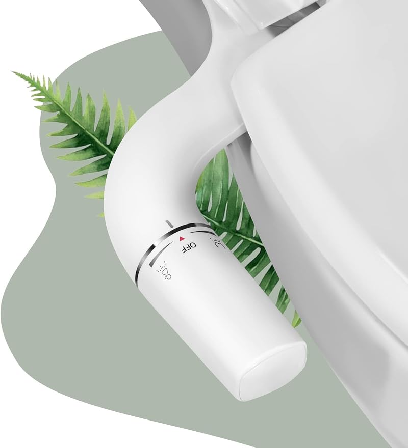 SAMODRA Ultra-Slim Cold Water Bidet Toilet Seat Attachment 0.19in UK
