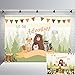 Mehofoto Adventure Woodland Backdrop Woodland Friends Birthday Photography Background 7x5ft Woodland Animal Baby Shower Photo Backdrops