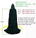 TULIPTREND Unisex Hooded Cloak Cosplay Costume Party Cape, Medium, Hunter Green
