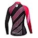 Women’s Cycling Jersey Long Sleeve Bike Jacket Biking Shirt Bicycle Clothing Breathable Black Pink Size Lthumb 2
