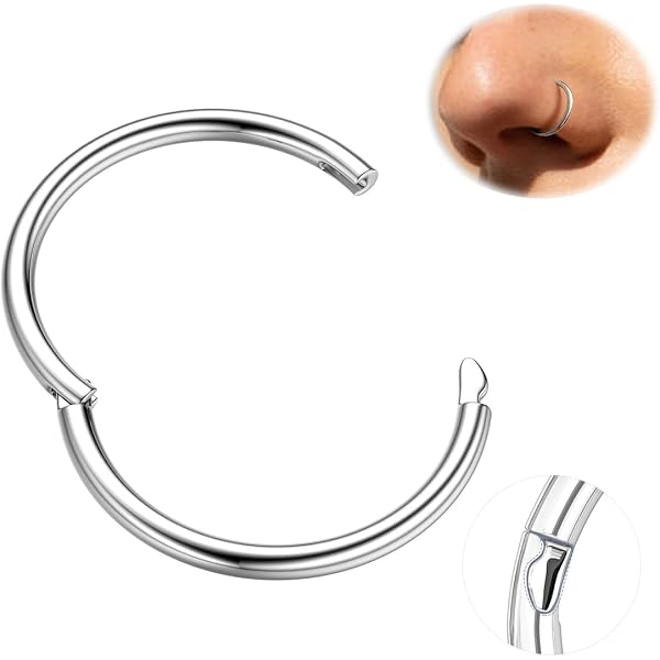 CBR Piercing Ring Chirurgenstahl 2 Stück 18 Karat Gold PVD 316L Chirurgenstahl Captive Bead Ring Piercing 4 Mm