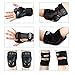 GIORO Youth/Adult Skateboard Protective Gear Set Skating Knee Pads and Elbow Pads with Wrist Guards for BMX Bike,Ice Skating,Cycling,Inline Skating,Scooter,Longboarding,Rollerblade