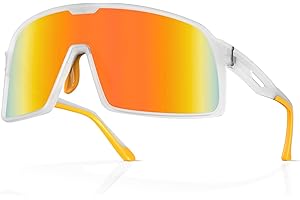 MAXJULI Youth Kids Polarized Sunglasses for Age 6-14 Boys and Girls,Outdoor Baseball Sports Cycling UV400 Protection 7707