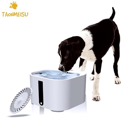 Pinkdose White Eu 2 L Pet Automatic Water Feeder Programmable