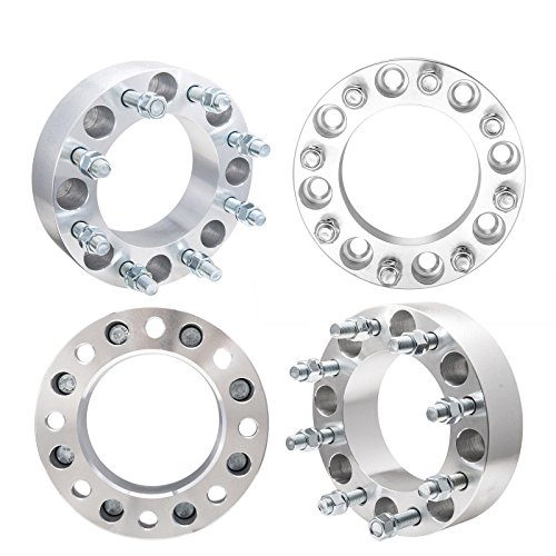 Buy 4Pcs 2Pcs 2" 8x6.5 To 8x180 Wheel Spacers Adapters for 8 Lug Chevy
