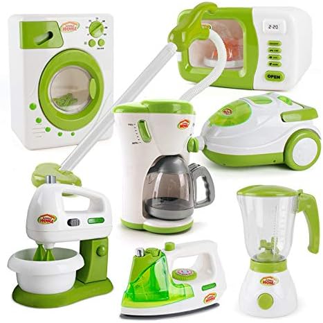 YaptheS Mini Kitchen Toys Stimulate Household Appliances Children's House Furniture Accessories Electric Cooking Model Pretend Play House Toys Novelty Children's Toys