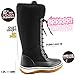 Women's DailyShoes Knee High 2-Tone Up D'cor Zipper Cowboy Warm Fur Water Resistant Eskimo Snow Boots
