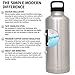 Simple Modern 84 Ounce Summit Water Bottle - Stainless Steel Half Gallon Flask +2 Lids - Wide Mouth Double Wall Vacuum Insulated Silver Leakproof -Simple Stainless