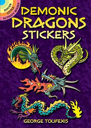 Demonic Dragons Stickers (Dover Little Activity Books: Fantasy)