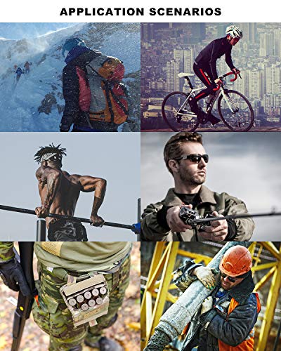 YancLife Angelhandschuhe, Anti-Rutsch-Winter-Fahrradhandschuhe, winddicht, wasserdicht, atmungsaktiv und warm… – Bild 7