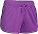 Under Armour Women's Tech Shorts, Mega Magenta (913)/Metallic Silver, Medium