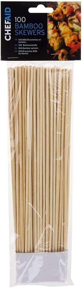Chef Aid Bamboo Skewers 25.5cm Pack of 100