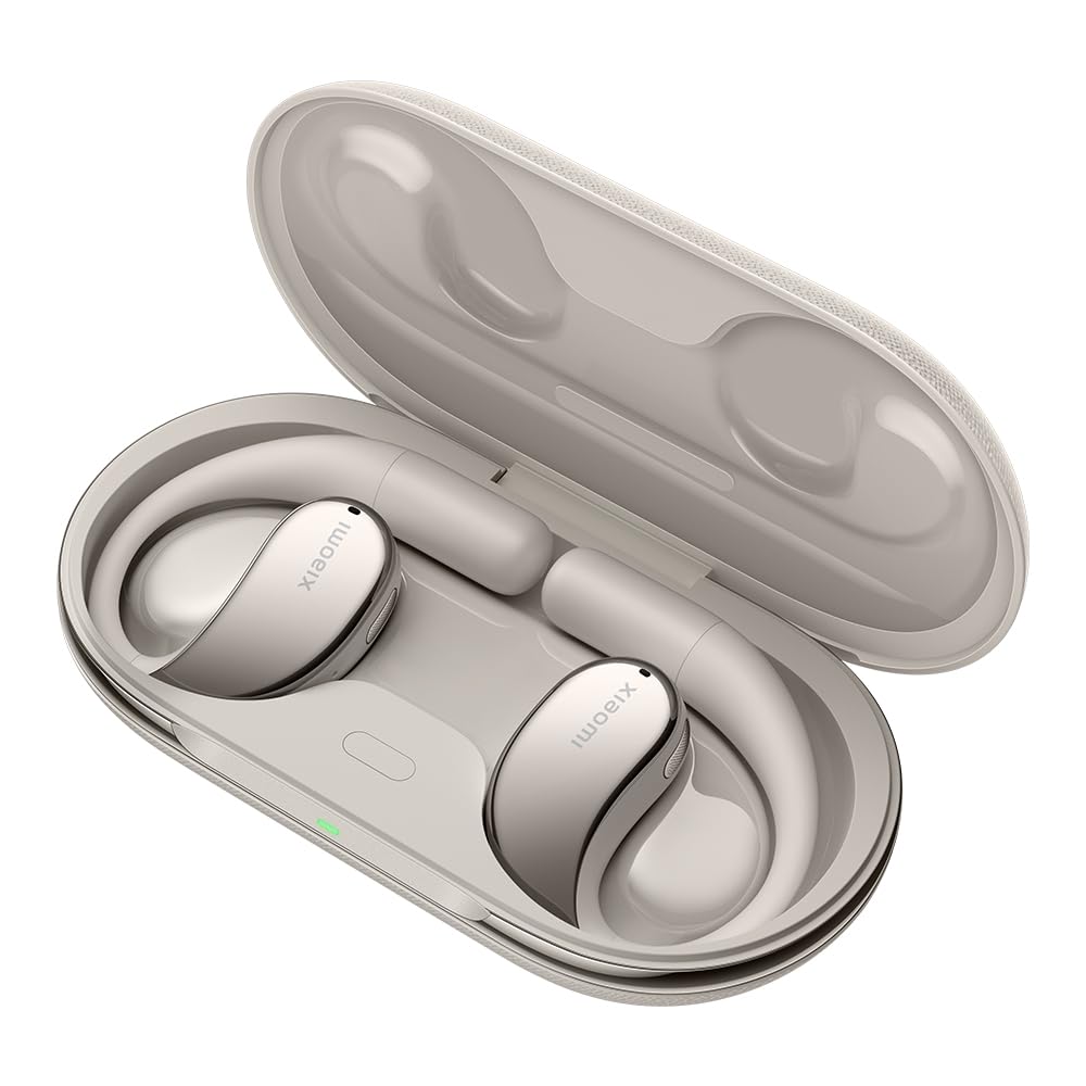 Xiaomi OpenWear Stereo - Leichter Bluetooth Open Ear Kopfhörer für den ganzen Tag mit 7.5 + 38.5 Stunden Akkulaufzeit, Hi-Res Audio, Dynamischer Treiber, KI-Rauschunterdrückung, Cosmic Gray