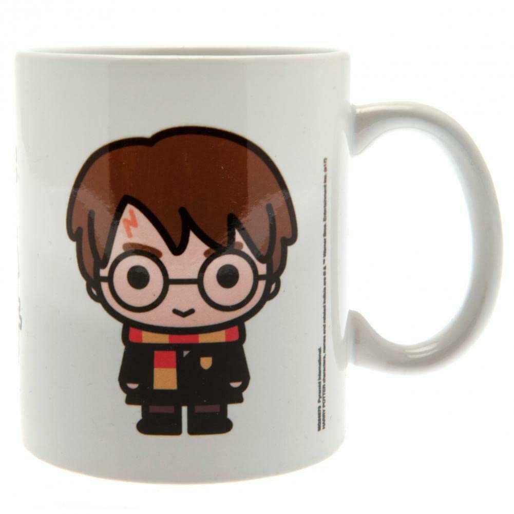Pyramid International Harry Potter Ceramic Mug with Japanese Style Chibi Illustrations of Harry Potter in Presentation Box - Official Merchandise