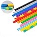 12 Rolls Blocks Tape Compatible Lego, 39Feet/ 12 meter Loops Building Tape Base Plates Strips Reusable Self Adhesive for Lego Mega Bloks Construction Toys for Kid Child, Sticks to Walls
