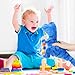 Zooawa Dinosaur Stuffed Animal Toys, Cute Soft Plush T-Rex Tyrannosaurus Dinosaur Stuffed Animal Figure, Dino Toys Birthday Valentines Day Gifts for Baby Girl Boy Kids, 13 x 10.5 x 6 Inch, Blue