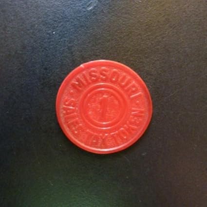 Amazon Com 1935 Missouri Sales Tax Token 1 Mil Red Plastic