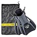 U.S. Divers US Divers Trek Travel Fin with Mesh Carrying Bag, Electric Blue, Small