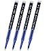 Pack of 4, Tombow 55696 O5p Fine 0.5mm Blue Rollerball Refills