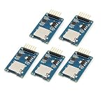WINGONEER 5PCS Micro SD TF card reader module SPI interface with chip level conversion