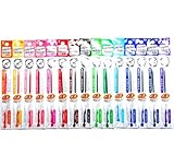 Pilot Hi-Tec-C Coleto Gel Ink Pen Refill 0.4mm, 15-color Set(Japan Import) [Komainu-Dou Original Package]