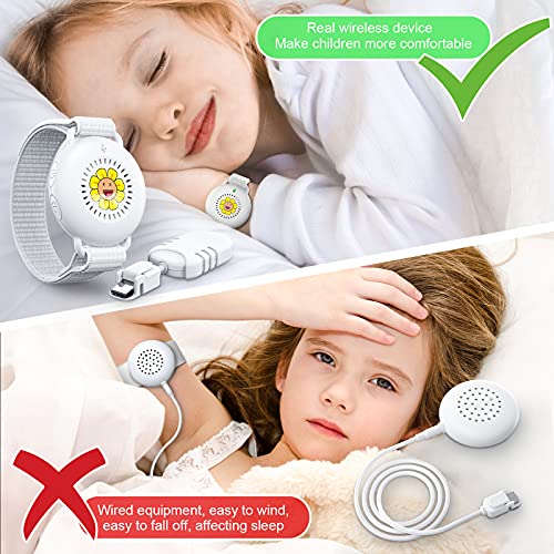 TUOERQI Wireless Bedwetting Alarm, Bed Wetting Alarm Adjustable Volume, Highly Sensitive
