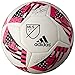 adidas Performance 2016 MLS Glider Soccer Ball, White/Shock Pink/Black, 4