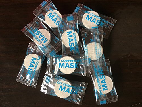 Magik 100-200 Pcs Compressed Blank Sheet Face Mask Facial Natural Cotton Wrap (200 Pack) - Thumbnail 3
