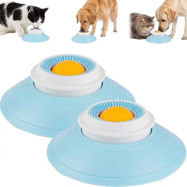 DOG CAT LICK SPHERE SLOW FEEDER FOR LIQUID...