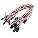 Leegoal 10pcs 320mm Servo Extension Lead Wire Cable