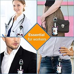 Plifal Badge Holder with Retractable Reel, Paw