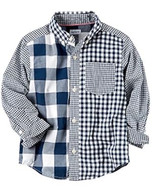 Carter's Baby Boys' Plaid Woven Shirt