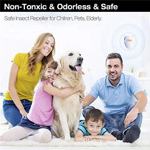 image for monochef Ultrasonic Pest Repeller, 2019 Upgrated, 6 Pack, Pest Control