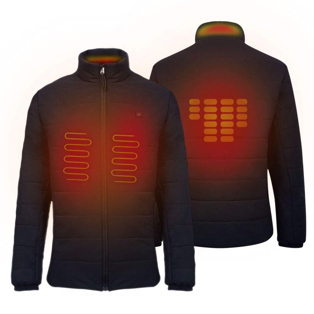 Buy Heated Jacket Women's Slim Fit Rechargeable Winter Warm Keeping
