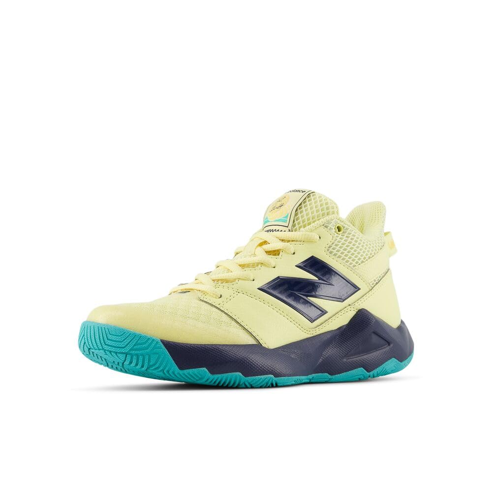 New Balance Kid’s Coco CG2 Tennis Shoe, Parchment/Nb Navy, 11 M Little Kid