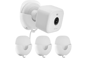 SIBADA Blink Camera Wall Mount 3 Pack for Blink Outdoor 4/Outdoor 2K+/Mini/Mini 2/Mini 2K+ Indoor Cameras, No Drill, Strong Adhesive, Damage-Free, Easy to Install (White)
