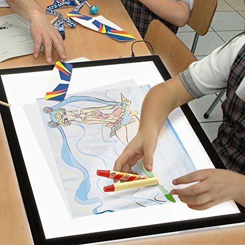 KYD A3 light box ultra-thin Light Touch Pad design overhead for Art Tracing Board for Sketch and copy with Translucent Light boxes Bag container (Gifts)