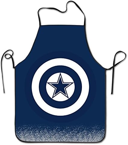 Captain America Cowboys Bib Apron, 52 Cm X 72 Cm