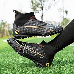 Men's Soccer Boots Turf Hightop TF Football Shoes