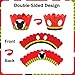 Mickey Cupcake Toppers Wrappers Kids Birthday Micky Party Supplies-25 Topper 25 Wrappers