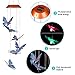 xxschy LED Solar Butterfly Wind Chimes Outdoor - Waterproof Solar Powered LED Changing Light Color 6 Butterflies Mobile Romantic Wind-Bell for Home, Party, Festival Decor, Night Garden Decoration