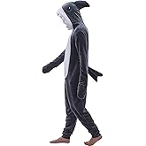 NEWYOUSITU Adult Animal Onesie Pajamas Unisex Snug-Fit Sleepwear for Halloween Home Lounging Costume Parties